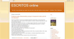 Desktop Screenshot of escritosonline.blogspot.com