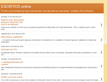 Tablet Screenshot of escritosonline.blogspot.com