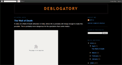 Desktop Screenshot of deblogatory.blogspot.com