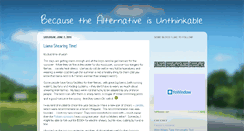 Desktop Screenshot of alternativeunthinkable.blogspot.com