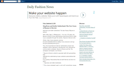 Desktop Screenshot of daily-fashion-news.blogspot.com