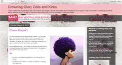 Desktop Screenshot of crowningglorycoilsandkinks.blogspot.com