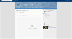 Desktop Screenshot of championsound.blogspot.com