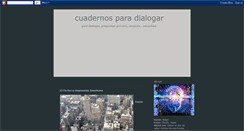 Desktop Screenshot of cuadernosparaeldialogo.blogspot.com