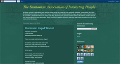 Desktop Screenshot of interestingstantonians.blogspot.com