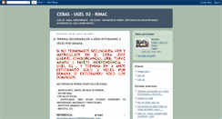 Desktop Screenshot of cebasugel02-rimac.blogspot.com