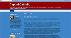 Desktop Screenshot of capitolcatholic.blogspot.com