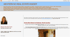 Desktop Screenshot of cashiersrealestate.blogspot.com