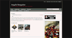 Desktop Screenshot of angelssanguine.blogspot.com