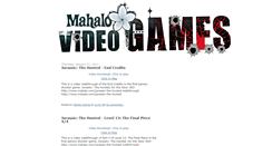 Desktop Screenshot of mahalogames.blogspot.com