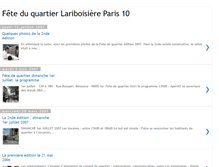 Tablet Screenshot of lariboisierefetedequartier.blogspot.com