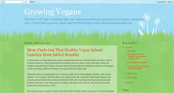 Desktop Screenshot of growingvegans.blogspot.com