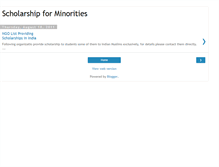 Tablet Screenshot of minorityscholarship.blogspot.com