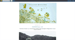 Desktop Screenshot of gillianmcclure.blogspot.com