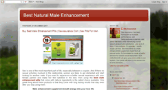 Desktop Screenshot of best-natural-male-enhancement.blogspot.com