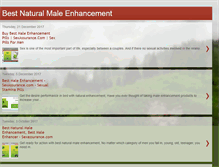 Tablet Screenshot of best-natural-male-enhancement.blogspot.com