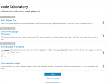 Tablet Screenshot of codelaboratory.blogspot.com