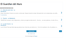 Tablet Screenshot of guardiandelmuro.blogspot.com
