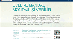 Desktop Screenshot of mandalmontaji.blogspot.com