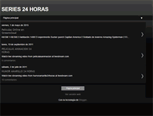 Tablet Screenshot of 24horasdeseries.blogspot.com