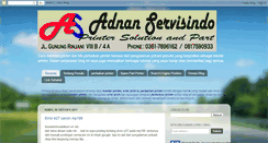 Desktop Screenshot of adnanservis.blogspot.com