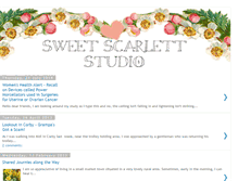 Tablet Screenshot of maggiesssweetscarlett.blogspot.com