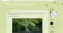 Desktop Screenshot of myeverythingcorner.blogspot.com