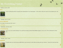 Tablet Screenshot of myeverythingcorner.blogspot.com