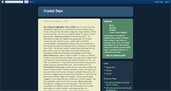 Desktop Screenshot of crystaldaysjim.blogspot.com