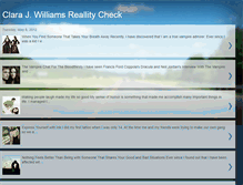 Tablet Screenshot of clarajwilliams.blogspot.com