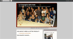 Desktop Screenshot of lacompagniadelleindie.blogspot.com