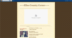 Desktop Screenshot of ellies-country-corner.blogspot.com