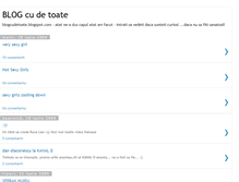 Tablet Screenshot of blogcudetoate.blogspot.com