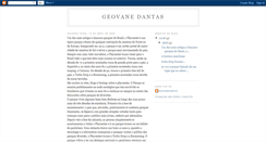 Desktop Screenshot of geovanedantas.blogspot.com