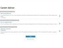 Tablet Screenshot of careerexpertise.blogspot.com