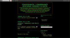 Desktop Screenshot of cenderamatacendehaticorakbatiksongket.blogspot.com