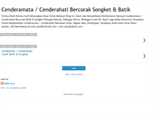 Tablet Screenshot of cenderamatacendehaticorakbatiksongket.blogspot.com