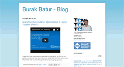 Desktop Screenshot of burakbatur.blogspot.com
