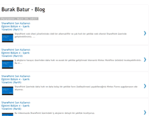 Tablet Screenshot of burakbatur.blogspot.com