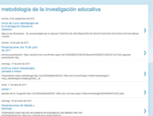 Tablet Screenshot of metodologiadelainvestigacioneducativa.blogspot.com