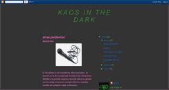 Desktop Screenshot of kaosinthedark.blogspot.com