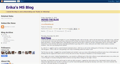 Desktop Screenshot of erikasmsblog.blogspot.com