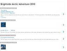 Tablet Screenshot of brightsidearcticadventure2010.blogspot.com