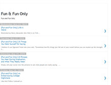 Tablet Screenshot of funfunonly.blogspot.com