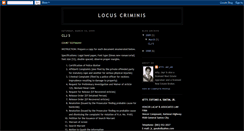 Desktop Screenshot of locuscriminislink.blogspot.com