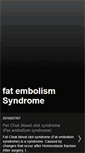 Mobile Screenshot of fat-embolism.blogspot.com