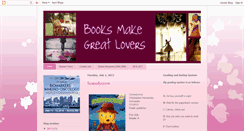 Desktop Screenshot of booksaremylove.blogspot.com