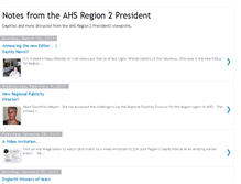 Tablet Screenshot of ahsregion2president.blogspot.com