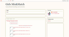 Desktop Screenshot of girlsmixmatch.blogspot.com