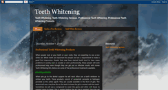 Desktop Screenshot of myteethwhiteningreviews.blogspot.com